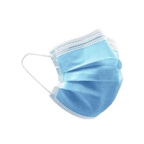 Silver 3 Ply Non Woven Face Mask For Medical And Personal Use