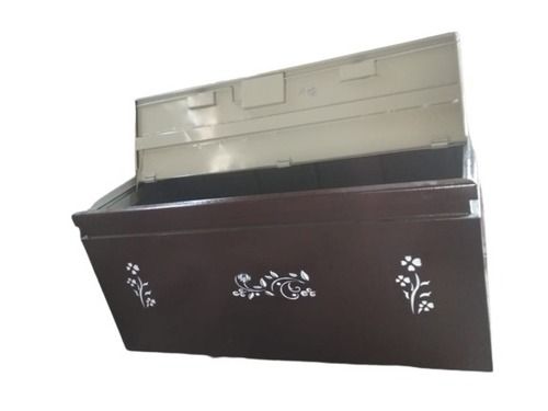 Machine Made 63.5X34.3X22.9 Cm Durable Printed Metal Stainless Steel Storage Trunk