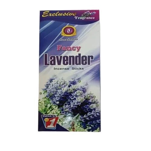 Any Color 8 Inches 18 Minute Burn Time Long Lasting Lavender Incense Stick 