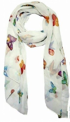 Multicolor Fashionable Daily Wear Printed Cotton Ladies Stole