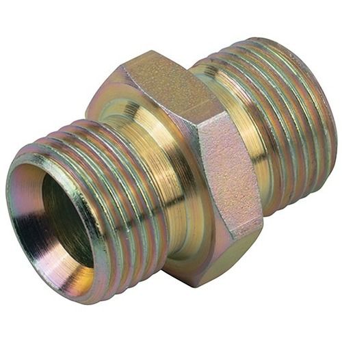 Golden 1/2 Inches Mild Steel Hose Pipe Fitting Hydraulic Adapter