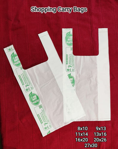 Customized 100% Compostable Shopping Carry Bag