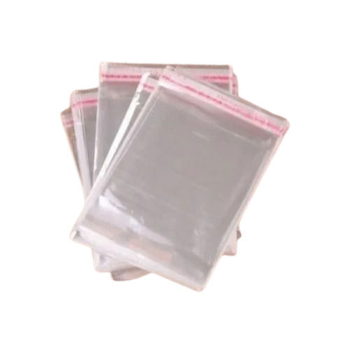 No 10X14 Inches Laminated Transparent Retort Pouch Rectangular Bopp Bag