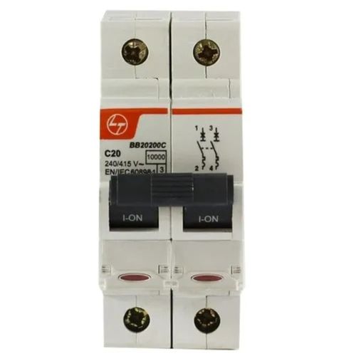 220-240 V Double Phase Automatic Light Fittings Mcb Switch For Electrical Use