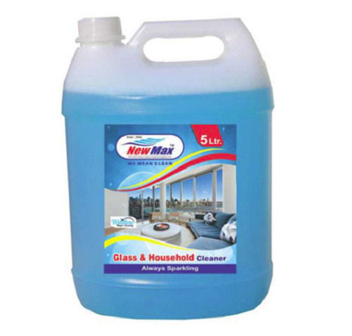 5 Liter Liquid Glass Cleaner Spray For Glass Windows And Doors Application: Industrial