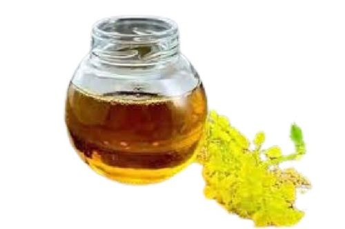 A Grade 100% Pure Hygienically Packed Cold Pressed Dark Yellow Mustard Oil