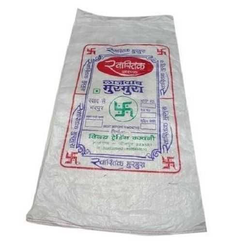 White Rectangular Printed Hdpe Storage Bag