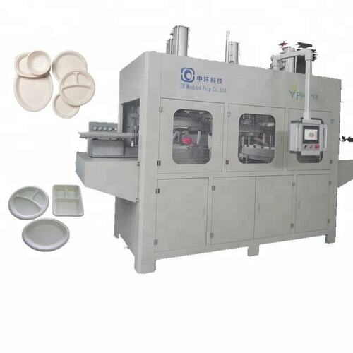 Full Automatic Biodegradable Fibre Pulp Food Container Clamshell Tableware Making Machine