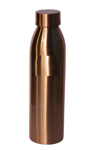 1 Liter Polished Finished Copper Drinking Water Bottle With Screw Cap  Capacity: 1000 Milliliter (Ml)