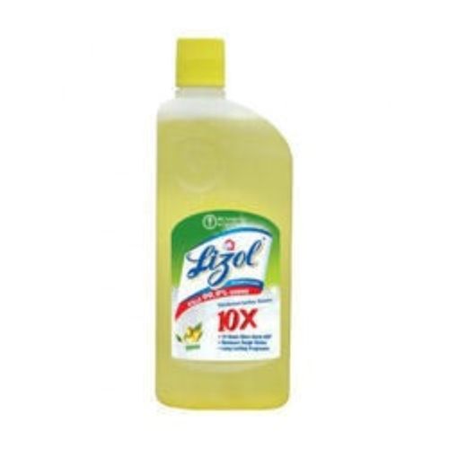 Yellow 500Ml Lemon Fragrance Lizol Floor Cleaner For Floor And Tiles Surface