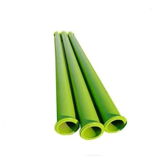 Green 6 Meters 5Mm Thick Concrete Pump Pipeline For Construction Machinery