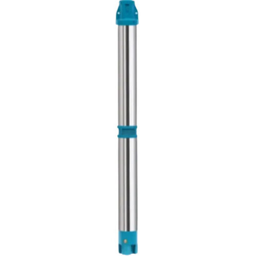 Blue And Silver 7.5 Hp 16 Ampere 220 Voltage Stainless Steel Single Phase Submersible Pump