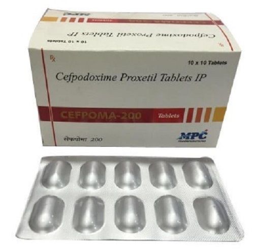 Cefpodoxime Proxetil Tablet Ip 10 X 10 Tablets Cas No: 87239-81-4