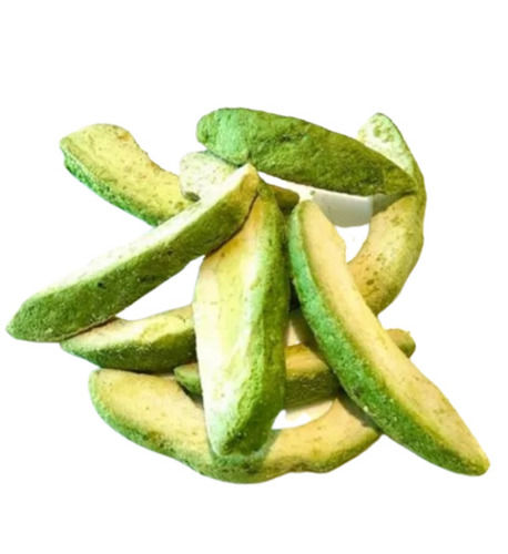 Green Commonly Cultivated Sour Taste Dried Avocado Fruits Sliced