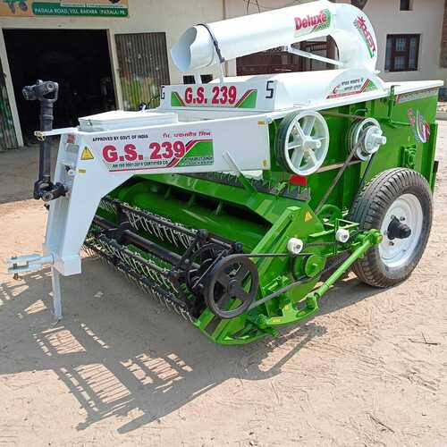 Green White Coated Heavy Duty Agricultural Straw Reaper For Straw Cutting