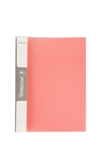 Light Weight And Plain A4 Size Rectangular Plastic Report Folder