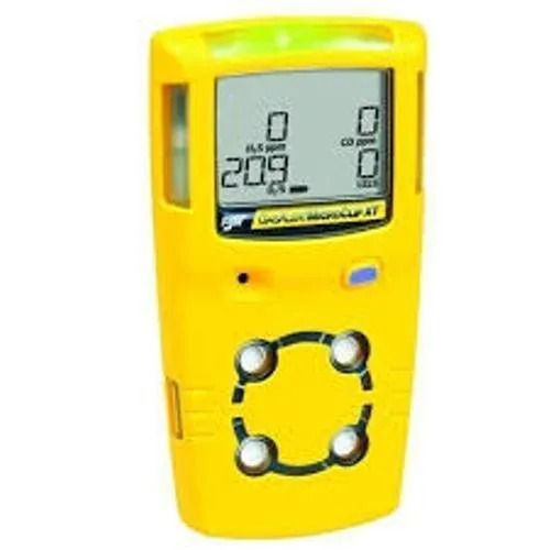 Grey Lightweight And Portable Rectangular Plastic Digital Gas Detector