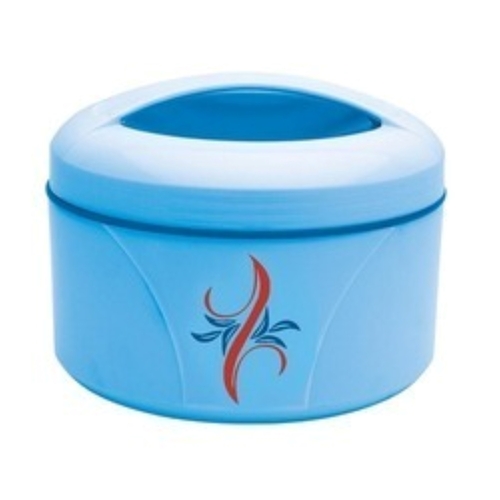 Lunch Box - Plastic, 500 ml | Lightweight, Water-Resistant, 100% BPA Free, Easy to Clean, Round Shape, Plain Design