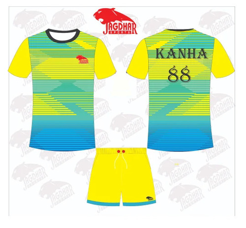 पुरुषों के लिए मल्टीकलर प्रिंटेड ड्राई फिट बैडमिंटन का नाम और नंबर जर्सी सेट