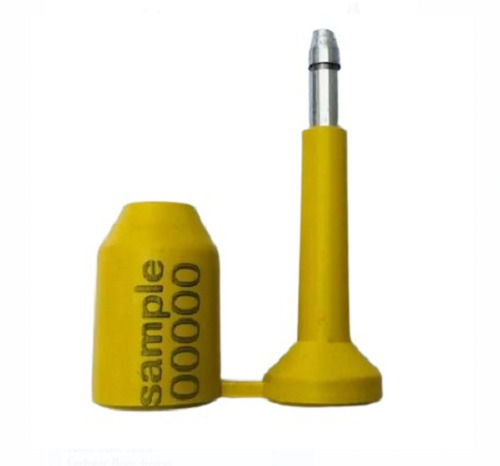 Universal Lightweight Yellow Plastic Container Security Seals Hardness: Na