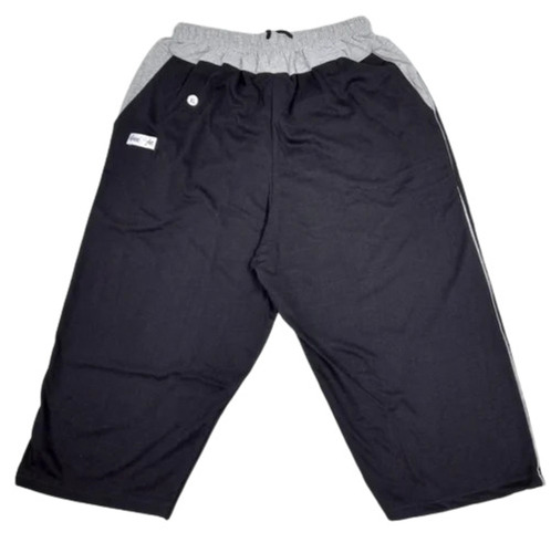 Cotton Hosiery Short - Sizes S, M, L | Black, Regular Fit for Males, Quick Dry, Moisture Absorbent, Soft Comfort