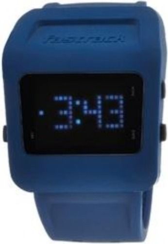 41 Mm Waterproof And Lightweight Silicone Digital Wrist Watch Color Of Band: Blue