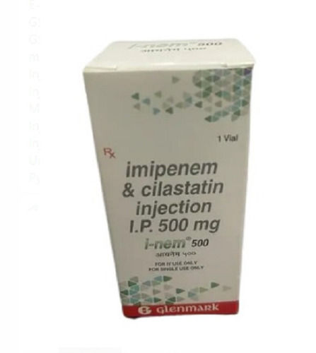 Liquid Imipenem Cilastatin Injection Ip 500 Mg / 1 Vial Pack