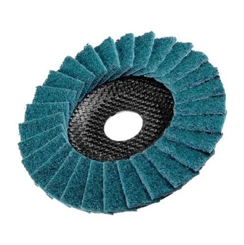 Black And Dark Green Industrial Grade Round Color Coated Aluminum Abrasive Flap Discs