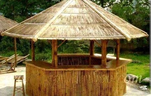 Precisely Designed Natural Handmade Fancy Bamboo Hut