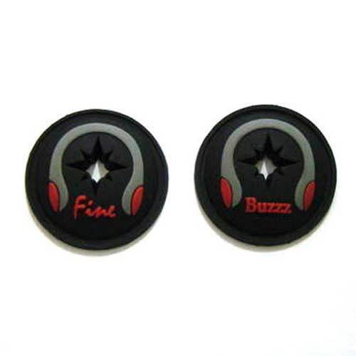 Round Shape Pvc Logo Labels For Earphone And Headphone Use