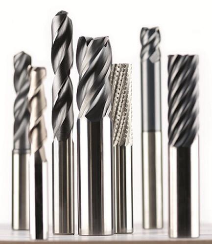 Solid Carbide Cutting Tool - 7 mm Diameter, 100 mm Length | Stainless Steel, Polished Finish, Robust and Long Lasting Design