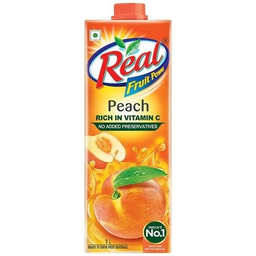 1 Liter Alcohol Free And No Added Preservatives Peach Juice Alcohol Content (%): 0%