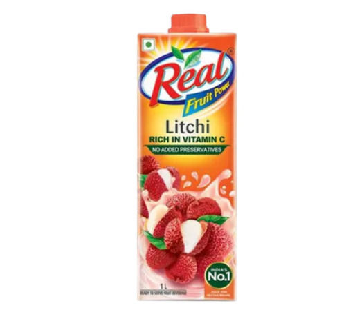 1 Liter No Added Preservatives And Alcohol Free Branded Litchi Fruit Juice