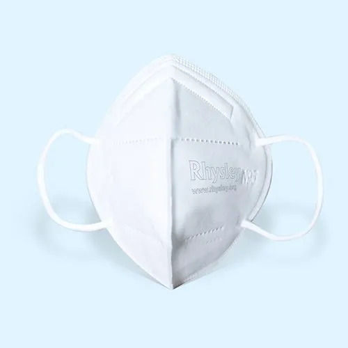 White 10*10*10Mm Breathable Nose Clip Ear Loop Mount N95 (Ffp2/Kn95) Face Mask