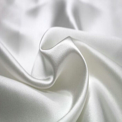 Light In Weight 12 Meter Long 100 Gsm Wrinkle-Resistant Silk Satin Unstitched Fabric