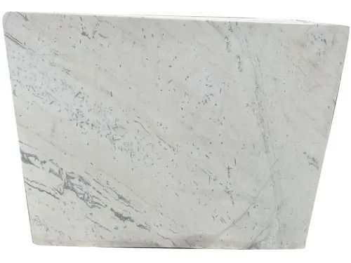 White 15 Mm Thick Polished Marble Slabs For Construction