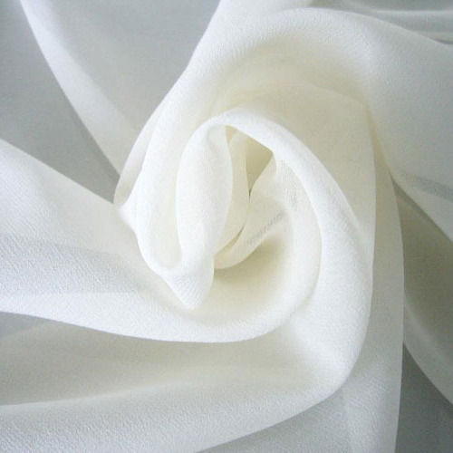 20 Meter Long 80 Gsm Lightweight And Breathable Plain Viscose Georgette Fabric