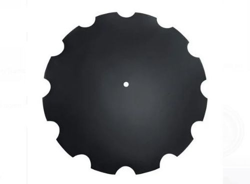 Black 22 Inch Diameter Round Steel Made Harrow Disc Blade