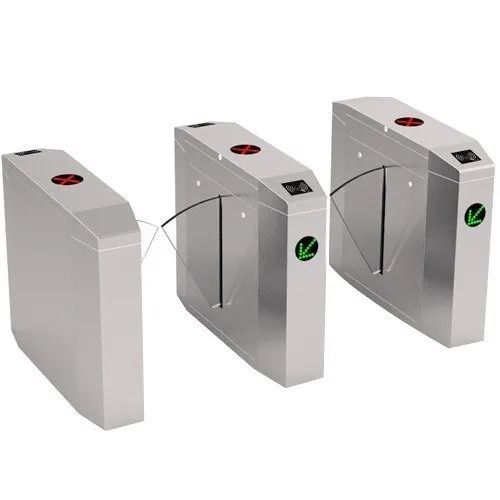 220 Volt Automatic Electric Stainless Steel Flap Barrier For Automation Security Use