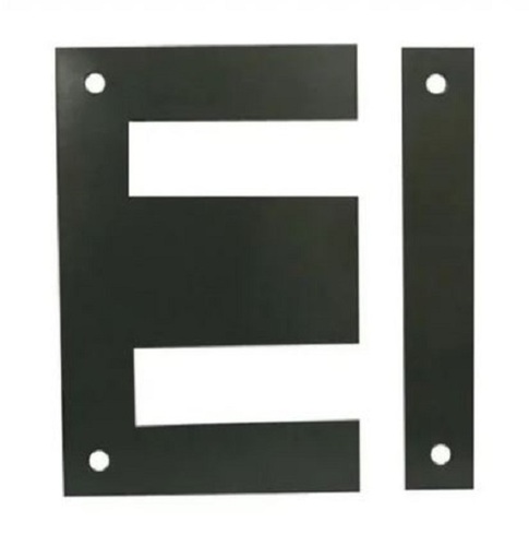 काला 240 वोल्ट और एक 10.16 X 7.37 X 0.51 सेमी पेंटेड स्टील कार्गो ट्रांसफॉर्मर स्टैम्पिंग