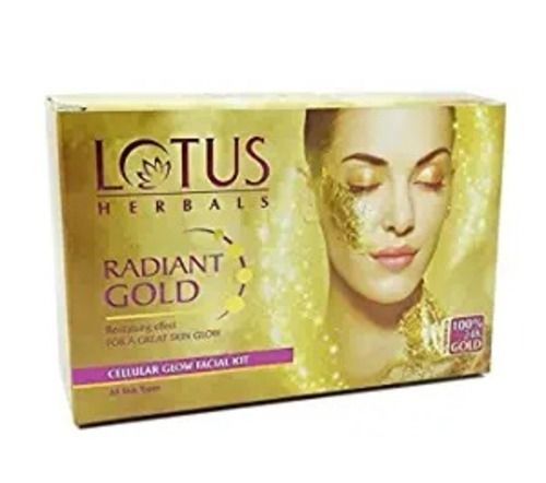 37 Gram Radiant Gold Cellular Glow Facial Kit For All Skin Types
