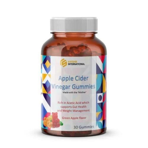Acetic Acid Green Apple Flavor Vinegar Gummies To Support Gut Health For Boosting Immunity