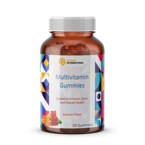 Custom Flavor Natural Multimineral And Multivitamin 30 Gummies For Overall Health Ingredients: Multivtiamins A