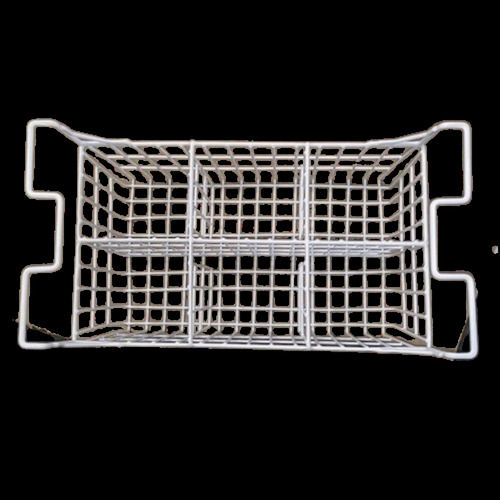 Silver Easy To Clean Moisture Proof Plain Stainless Steel Wire Basket