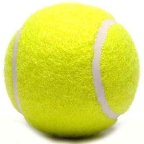 Long Lasting And Light Weight Polyester And Natural Rubber Tennis Ball Diameter: 6.86  Centimeter (Cm)