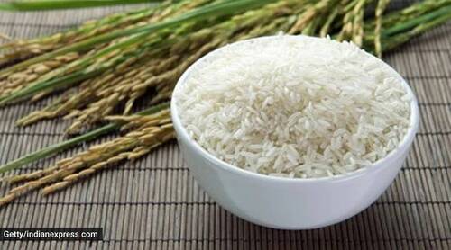 Medium Grain Organic White Rice For Human Consumption