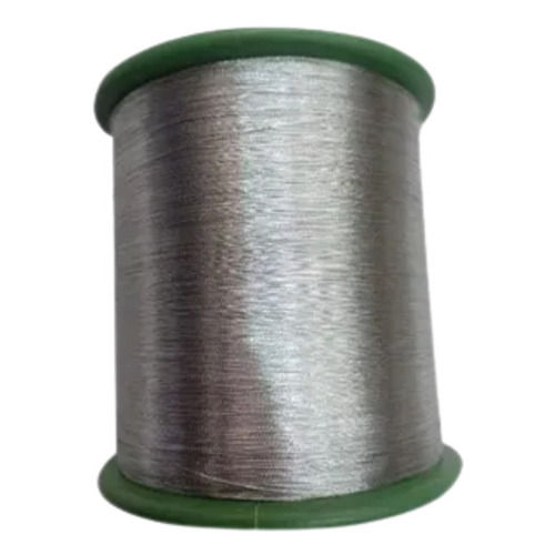 Light In Weight Polyester And Aluminum Lightweight Flexible Plain Metallic Yarn