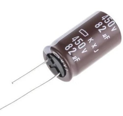 2.2 Inches 450 Voltage 10 Hertz Round Aluminum Electrolytic Capacitor  Application: Ac/Motor