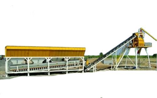 300 Volts Good Quality Hmi Control System Fully Automatic Mild Steel Concrete Batching Plant Conveyor Capacity: 100-150 Ton/Day