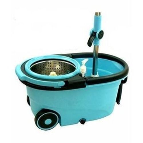 870 Gram Durable And Hold Water Plastic And Steel Jali Mop Bucket Application: Cleaning